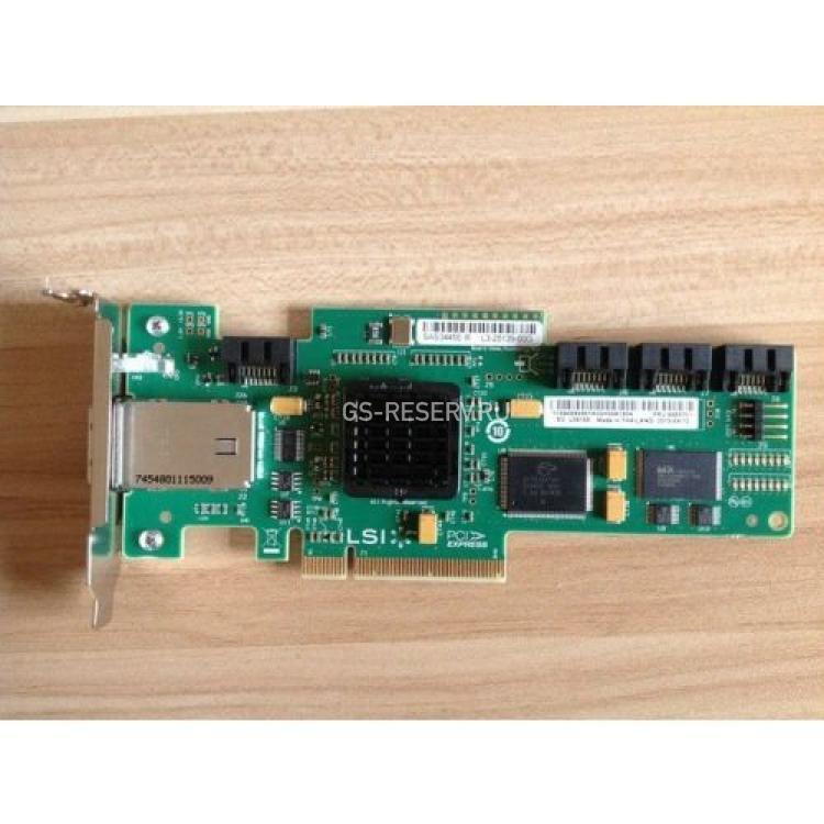 Контроллер SAS IBM (LSI Logic) LSISAS1068 Int-4xSAS/SATA Ext-1xSFF-8088 (4xSAS/SATA) RAID10 U300 LP PCI-E8x(SAS3445E-R)