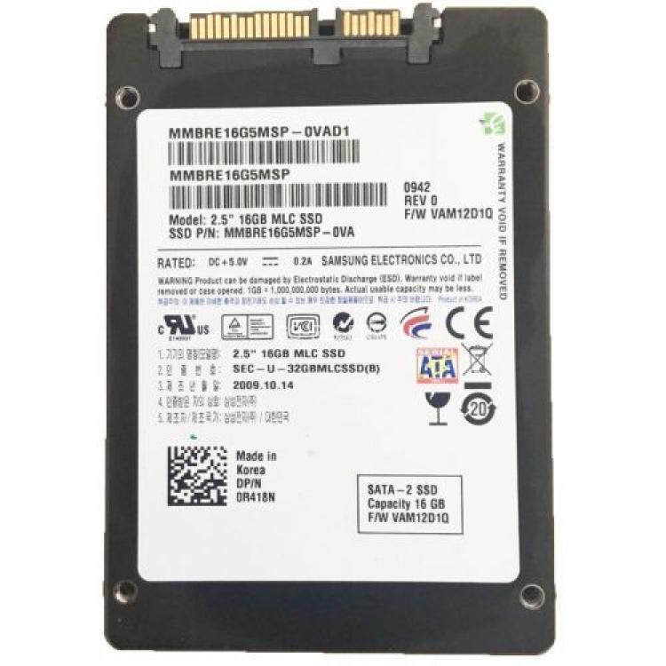 Твердотелый Накопитель SSD Samsung 16Gb U300 3G SATAII 2,5"(MMBRE16G5MSP-0VAD1)