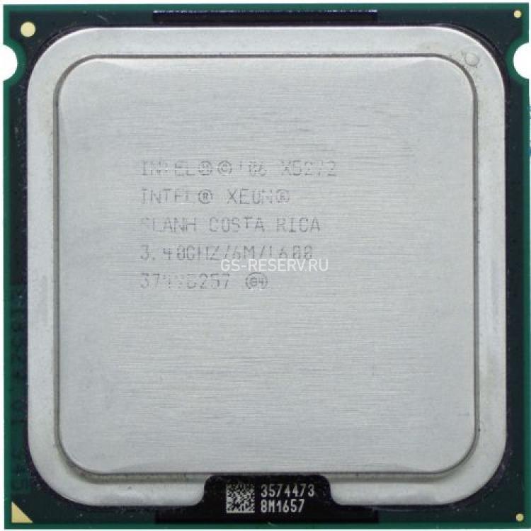 Процессор Intel Xeon 3400Mhz (1600/L2-2x3Mb) 2x Core 80Wt Socket LGA771 Wolfdale(SLBAR)