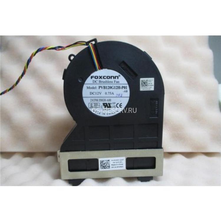 Радиатор и Вентилятор Dell (Foxconn) 0.75A 12v 21CFM For Optiplex 390 790 990 3010 7010 9010 SFF(J50GH)
