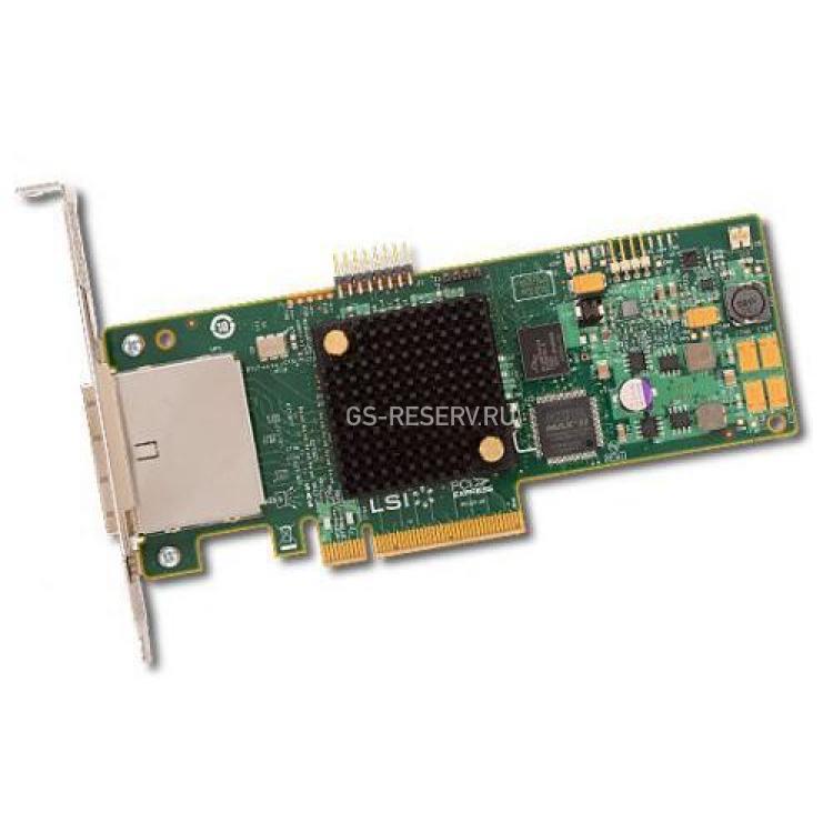 Контроллер SAS LSI Logic Ext-2xSFF8088 8xSAS/SATA RAID10 U600 PCI-E8x 2.0(LSI00285)