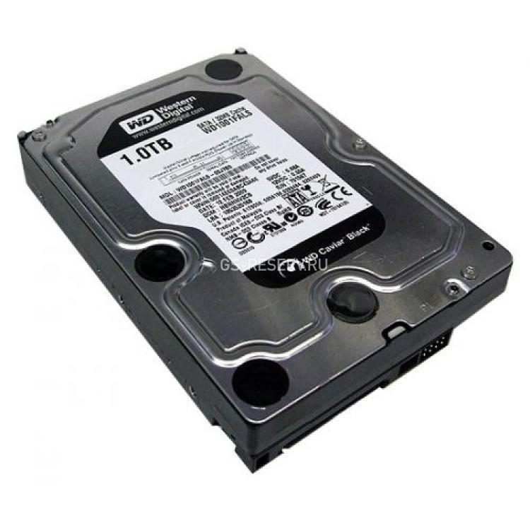 Жесткий Диск Western Digital Caviar Black 1Tb (U300/7200/32Mb) SATAII(WD1001FALS-00J7B0)