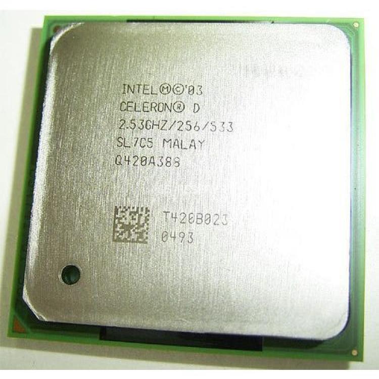 Процессор Intel Celeron 2530Mhz (256/533/1.325v) Socket478 Prescott(D325)