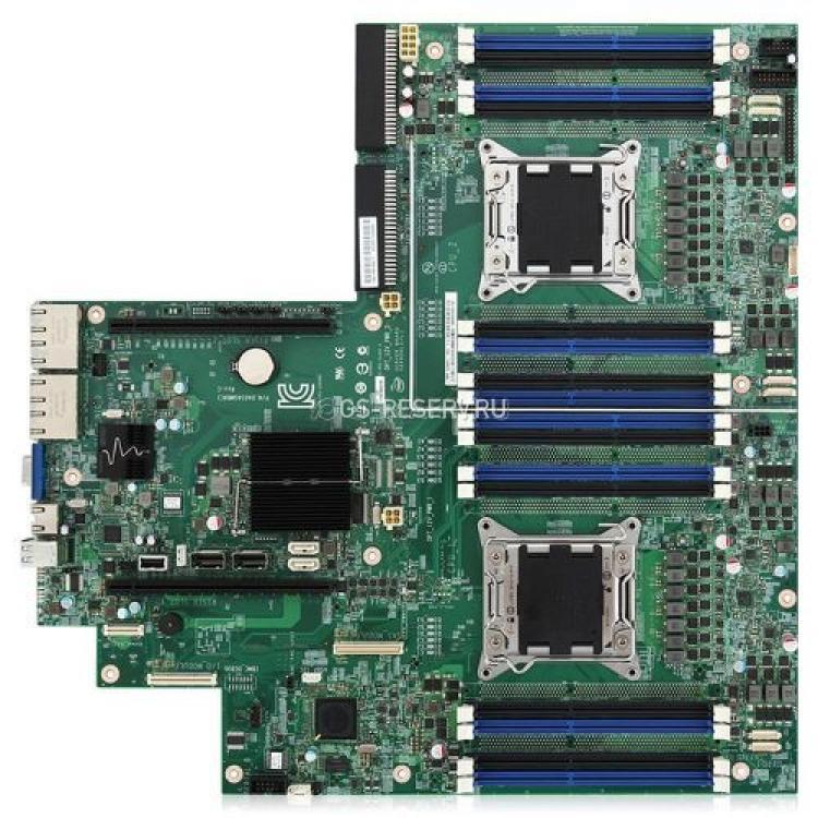 Материнская Плата Intel iC602PCH Dual Socket 2011 16DDR3 8SAS/SATAII 2SATAIII PCI-E24x2.0&Riser SVGA 4xGbLAN E-ATX 8000Mhz For R2308GL4GS R2308GL4DS9 R2312GL4GS(S2600GL4)