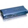 KVM Переключатель TRENDnet 4xChannel 1xHD15Pin&2xUSB With Cables 4x(TK-407K)