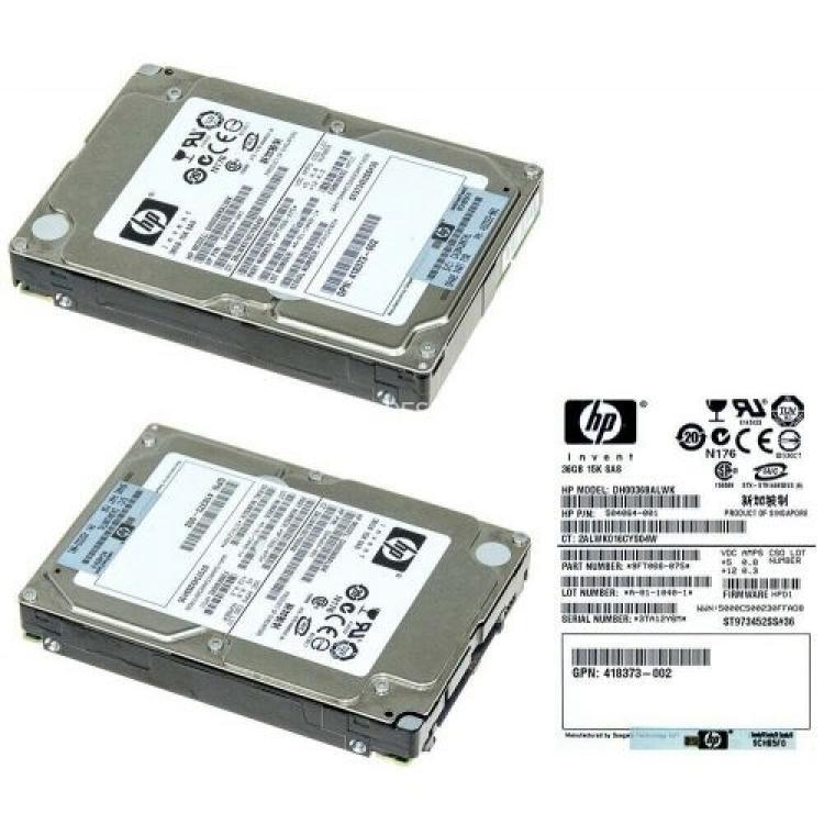 Жесткий Диск HP (Seagate) Savvio 15K.2 ST973452SS#36 36Gb (U300/15000/16Mb) Dual Port SAS 2,5" For Gen4 Gen5 Gen6 Gen7(418373-002)