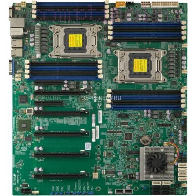 Материнская Плата SuperMicro iC602 Dual Socket 2011 16DDR3 2SATAIIII 8SATAII 5PCI-E16x 2PCI-E8x SVGA 2xGbLAN IPMI E-ATX 8000Mhz For CSE-747BTQ-R1K62B CSE-747TQ-R1620B SYS-7047GR-TRF-FC475 SYS-7047GR-TPRF-FM409(X9DRG-QF-B)