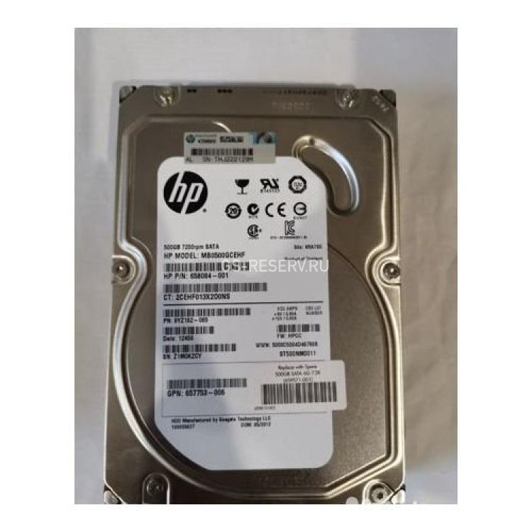 Жесткий Диск HP (Seagate) Constellation ES ST500NM0011 500Gb (U600/7200/64Mb) 512n 6G SATAIII For Gen8 Gen9 Gen10(658071-B21)