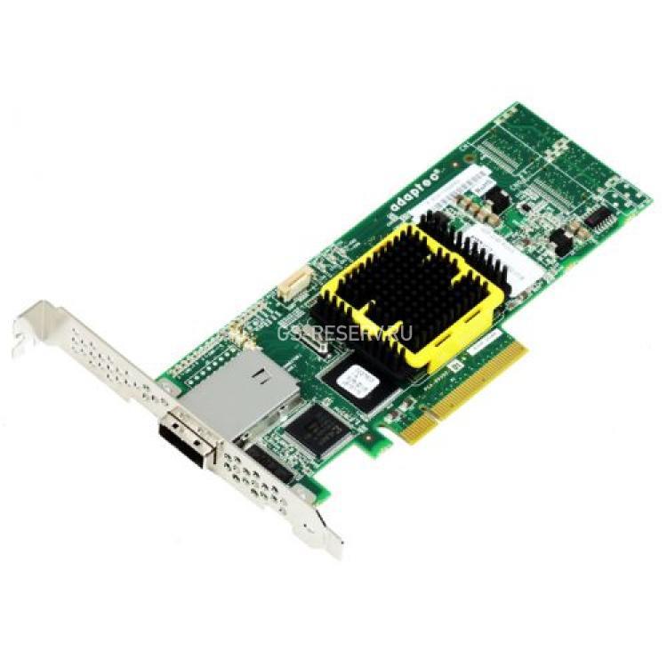 Контроллер SAS RAID Adaptec 128Mb DDRII Ext-1xSFF-8088 4xSAS/SATA RAID10 U300 PCI-E8x(2260300-R)