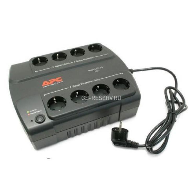 ИБП/UPS APC Back-UPS ES 700VA/405Wt 10A 8x220V RJ-11 USB(BE700G-GR)