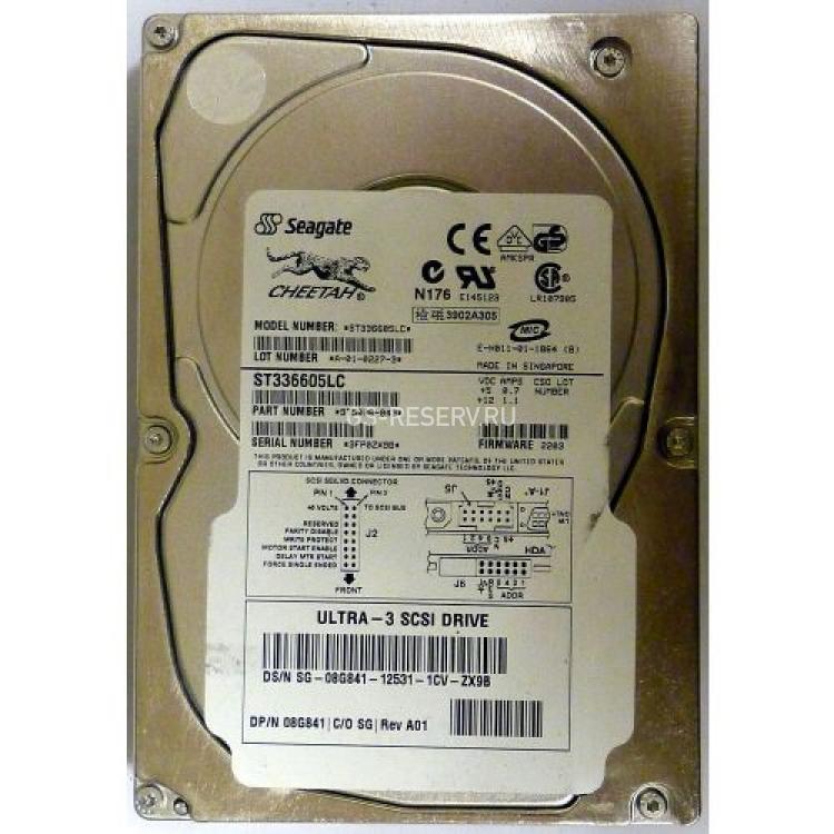Жесткий Диск Seagate Cheetah 73LP 36,7Gb (U160/10000/8Mb) 80pin U160SCSI(9T5006)