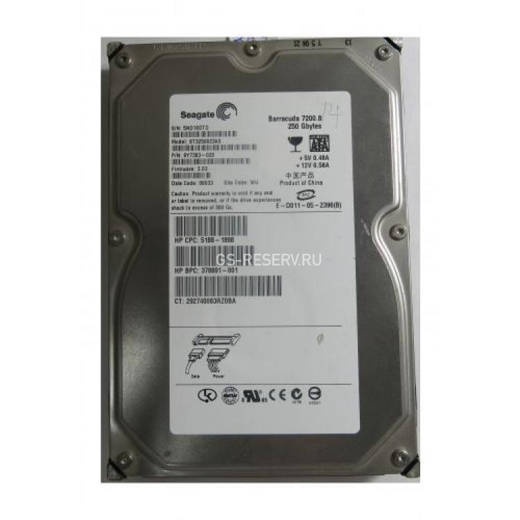 Жесткий Диск Seagate Barracuda 7200.8 250Gb (U150/7200/8Mb) NCQ SATA(9Y7383)