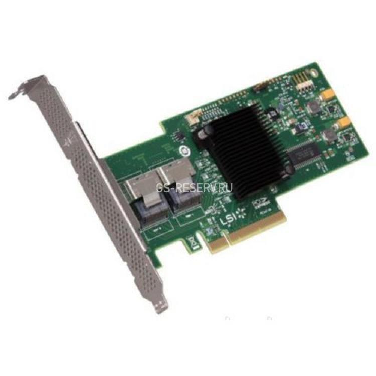 Контроллер SAS RAID Intel (LSI Logic) MegaRAID SAS SAS2108 800Mhz Int-2xSFF8087 8xSAS/SATA RAID50 U600 SAS 2.0 PCI-E8x(903495)