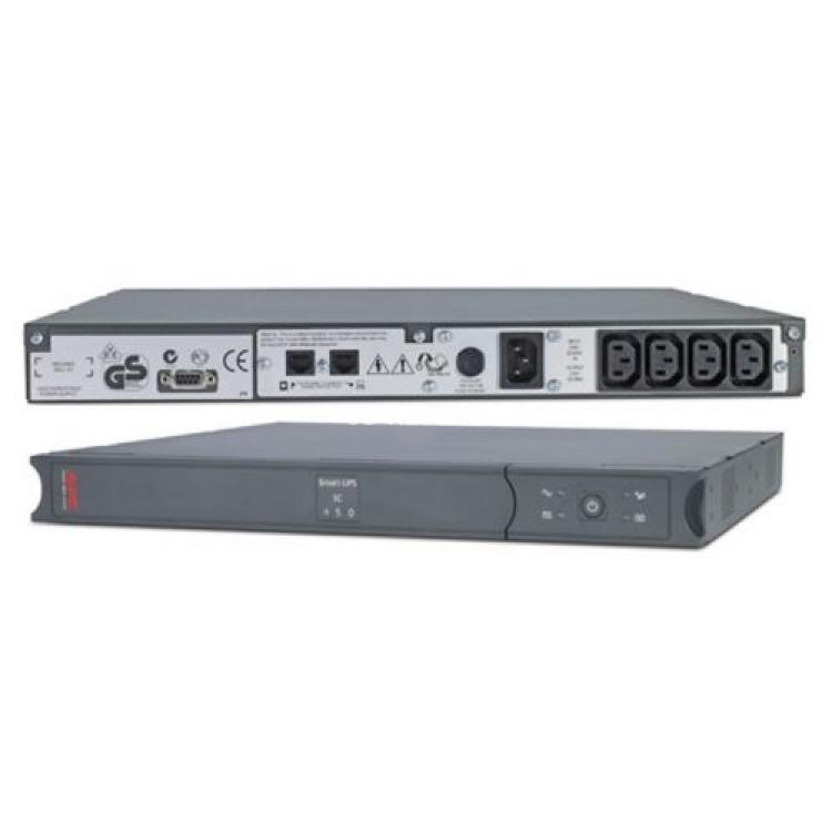 ИБП/UPS APC Smart-UPS SC 450VA/230Wt Out-4xC13 220V RS-232 19" 1U(SC450RMI1U)