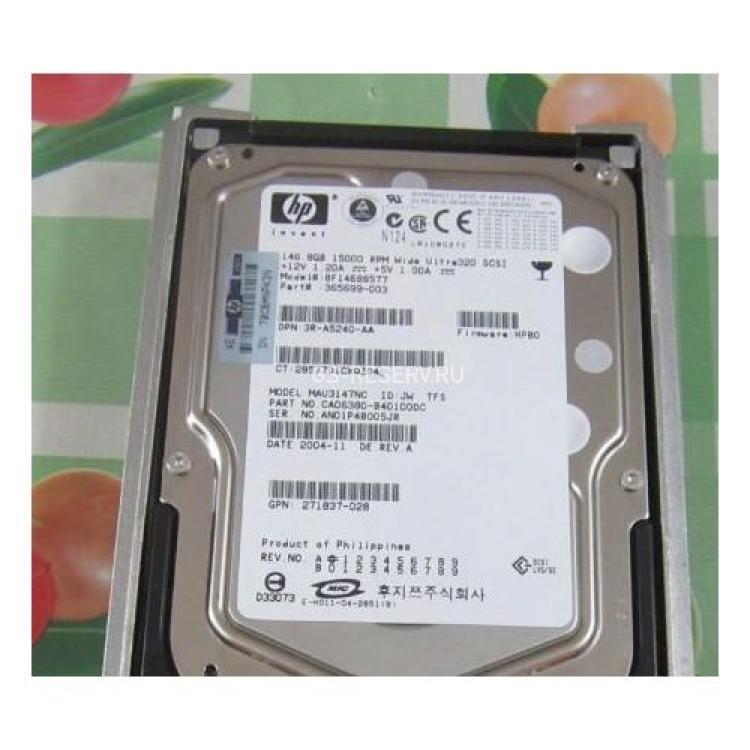 Жесткий Диск HP (Fujitsu) MAU3147NC 146,8Gb (U320/15000/8Mb) 80pin U320SCSI(347779-001)
