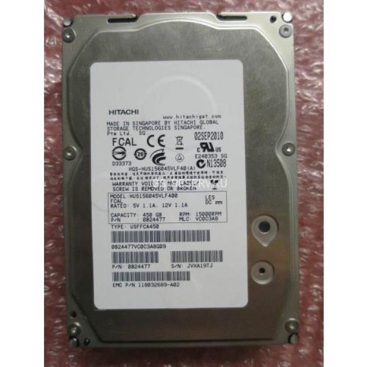 Жесткий Диск Hitachi Ultrastar 15K600 450Gb (U4096/15000/64Mb) 40pin Fibre Channel 3,5"(0B24498)