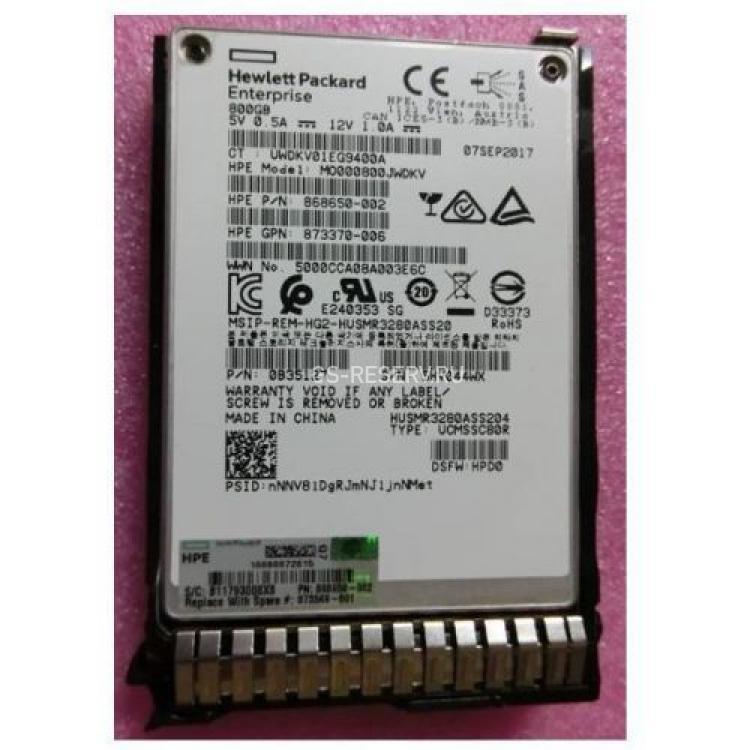 Твердотелый Накопитель SSD SAS HP (HGST) UltraStar SS300 800Gb U1200 12G SAS 2,5" For P2000 G3 MSA2052 MSA2050 MSA2042 MSA2040 MSA2000 MSA1050 MSA1040 D2700 Proliant Gen5 Gen6 Gen7 Gen8 Gen9 Gen10 D6020 Apollo Gen10(872380-B21)