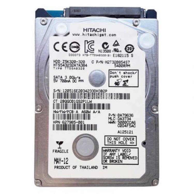 Жесткий Диск Hitachi Travelstar Z5K320 320Gb (U300/5400/8Mb) SATAII 2,5"(HTS543232A7A384)