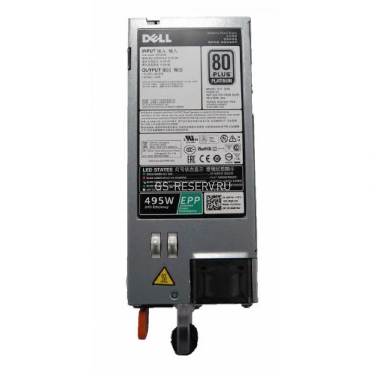 Резервный Блок Питания Dell 495Wt (Delta) Platinum для серверов PowerEdge R630 R730 T630 R730XD R530 T440 T430 T330 R640 R740 R740XD T640 T440 R540 R7415 R7425 T340(450-AEEP)
