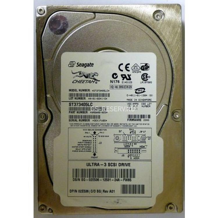 Жесткий Диск Seagate Cheetah 73LP 73,4Gb (U160/10000/4Mb) 80pin U160SCSI(9R6006)