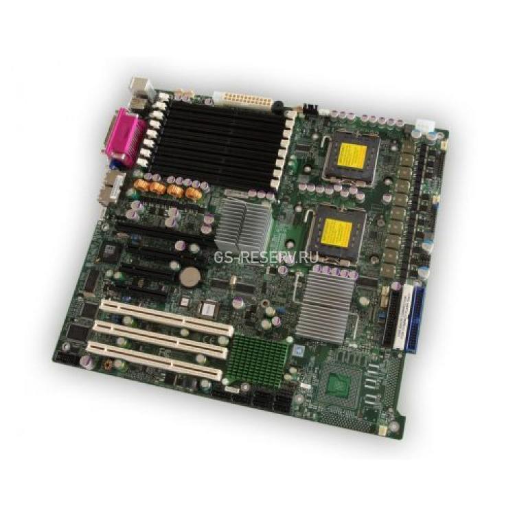 Материнская Плата Supermicro i5000P Dual Socket 771 16FBD 6SATAII U100 3PCI-E8x 3PCI-X SVGA 2xGbLAN E-ATX 1333Mhz(X7DBE+)