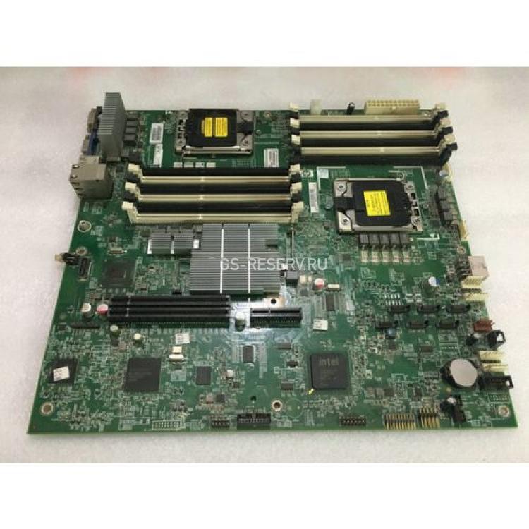 Материнская Плата HP i5520 Dual Socket 1366 12DDR3 6SATAII 2PCI-E16x 2.0/Riser PCI-E4x SVGA 2xGbLAN E-ATX 6400Mhz 2U For DL180G6(608865-001)