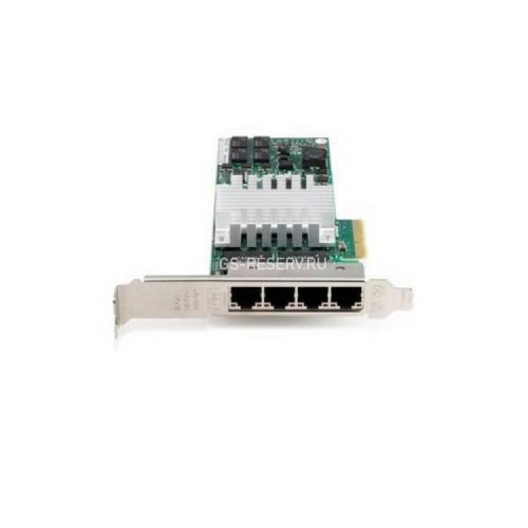 Сетевая Карта HP PCI Express Quad Port Gigabit Server Adapter (Intel) Pro/1000 PT i82571GB 4x1Гбит/сек 4xRJ45 LP PCI-E4x(435506-001)