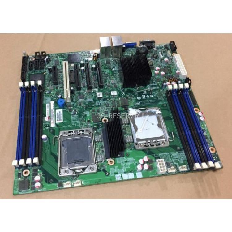 Материнская Плата Intel i5500 Dual Socket 1366 8DDR3 6SATAII 3PCI-E8x 2.0 PCI-E4x PCI SVGA 2xGbLAN E-ATX 6400Mhz(E99353)