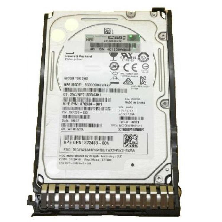 Жесткий Диск HP (Seagate) Enterprise Performance 10K HDD v9 ST600MM0009 600Gb (U1200/10000/256Mb) 512n 12G SAS 2,5" For Gen5 Gen6 Gen7 Gen8 Gen9 Gen10 MSA2052 MSA2050 MSA2042 MSA2040 MSA1050 MSA1040(781581-002)