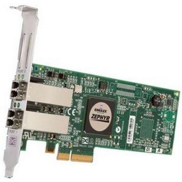 Сетевой Адаптер IBM (Emulex) L2B2777 2x4Гбит/сек Dual Port Fibre Channel HBA LP PCI-E4x(LPE11002)