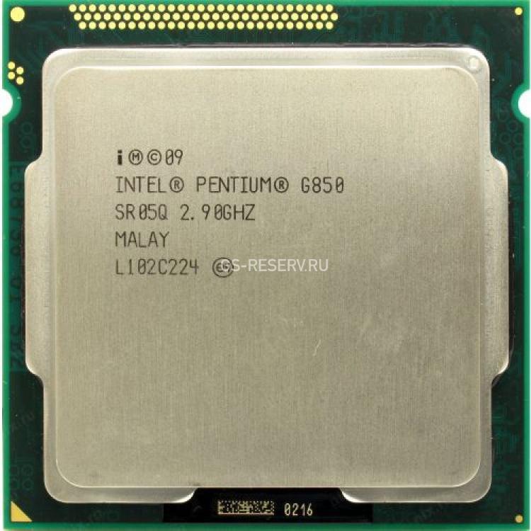Процессор Intel Pentium 2900Mhz (5000/L3-3Mb) 2x Core 65Wt Socket LGA1155 Sandy Bridge(SR05Q)
