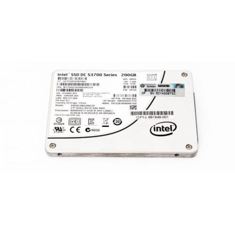 Твердотелый Накопитель SSD HP (Intel) SSD DC S3700 Series SSDSC2BA200G3P 200Gb TRIM MLC 6G SATAIII 2,5" 7mm For Gen7 Gen8 Gen9 Gen10(804644-001)
