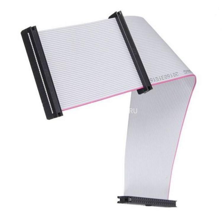 Шлейф IDE UDMA 33 40Pin 3 разъема 45cm(IDEU33-45cm)