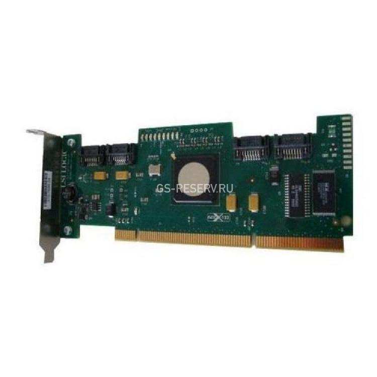 Контроллер SAS Sun (LSI Logic) SAS3041XL-S LSISAS1064 Int-4xSAS/SATA RAID10 U300 LP PCI-X(SAS3041XL-S)