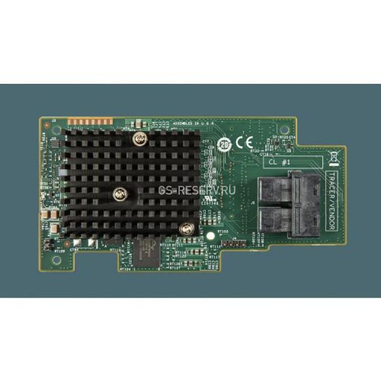 Контроллер SAS RAID Intel (LSI Logic) LSISAS3108 Int-2xSFF-8643 8xSAS/SATA RAID10 U1200 12G SAS LP PCI-E8x 3.0 Mezzanine For S1200SPL S1200SPS S2600WT2 S2600WTT(932472)