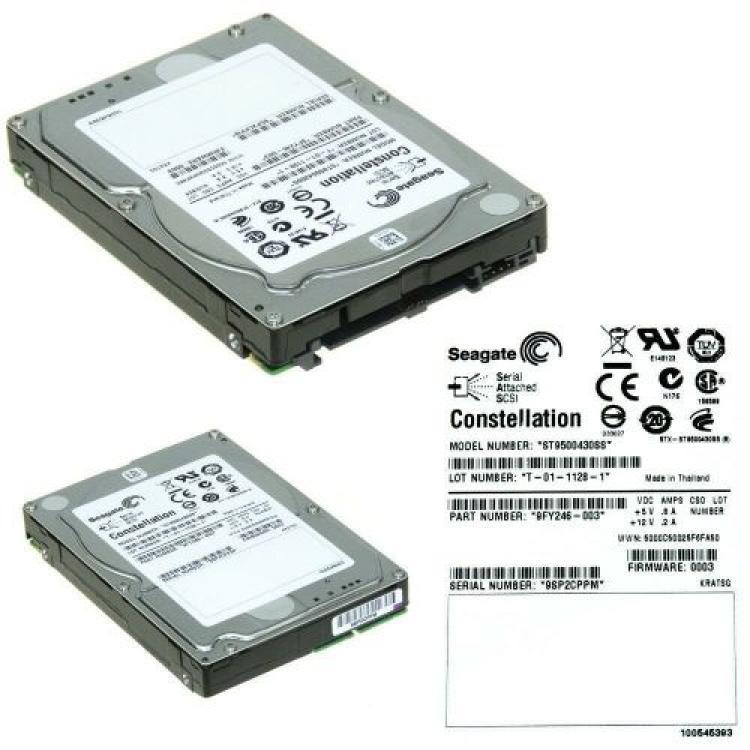 Жесткий Диск Seagate Constellation 500Gb (U600/7200/16Mb) 6G SAS 2,5"(9FY246)