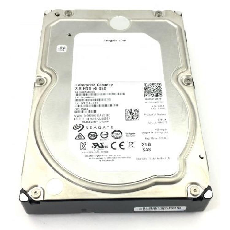 Жесткий Диск Seagate Enterprise Capacity 3.5 HDD v5 SED 2Tb (U1200/7200/128Mb) SED 512n 12G SAS 3,5"(ST2000NM0085)