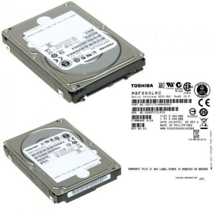 Жесткий Диск Toshiba 600Gb (U600/10025/16Mb) 6G SAS 2,5"(MBF260LRC)