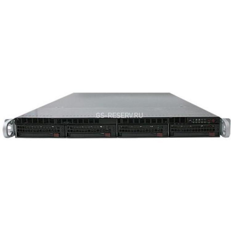 Корпус SuperMicro SuperChassis 4xSAS/SATA HS 3,5" 560Wt E-ATX 1U 19" For H8DGU H8DGU-F X8DTU X8SIU-F(815TQ-563UB)