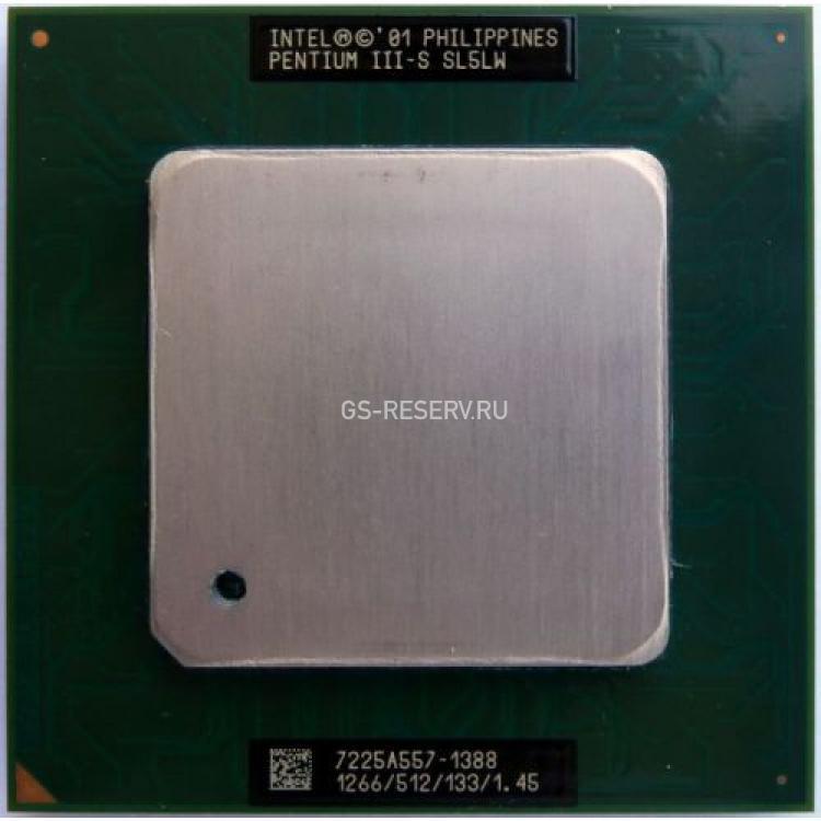 Процессор Intel Pentium III-S 1266Mhz (512/133/1.45v) FCPGA2 Tualatin(SL6BX)