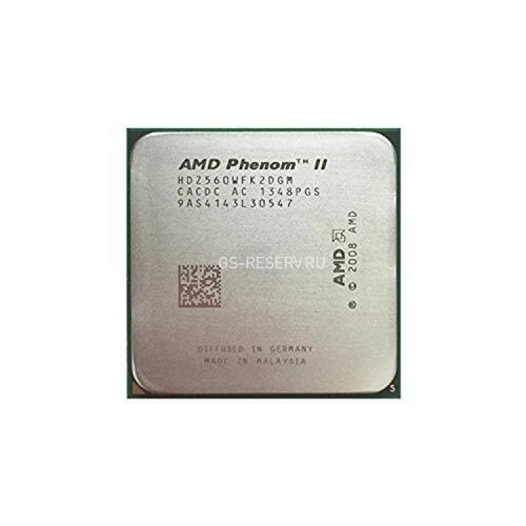Процессор AMD Phenom II X2 560 3300Mhz (L3-6Mb/100) 2x Core 80Wt Socket AM3/AM2+ Callisto(HDZ560WFK2DGM)