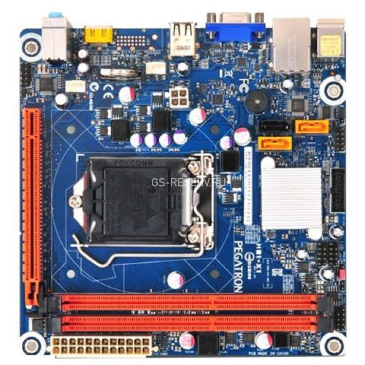 Материнская Плата Pegatron iH81 S1150 HT 2DualDDRIII 2SATAIII 1SATAII PCI-E16x3.0 PCI-E1x Video DVI LAN1000 AC97-6ch 2USB3 mATX 5000Mhz(H81-M4/DVI)