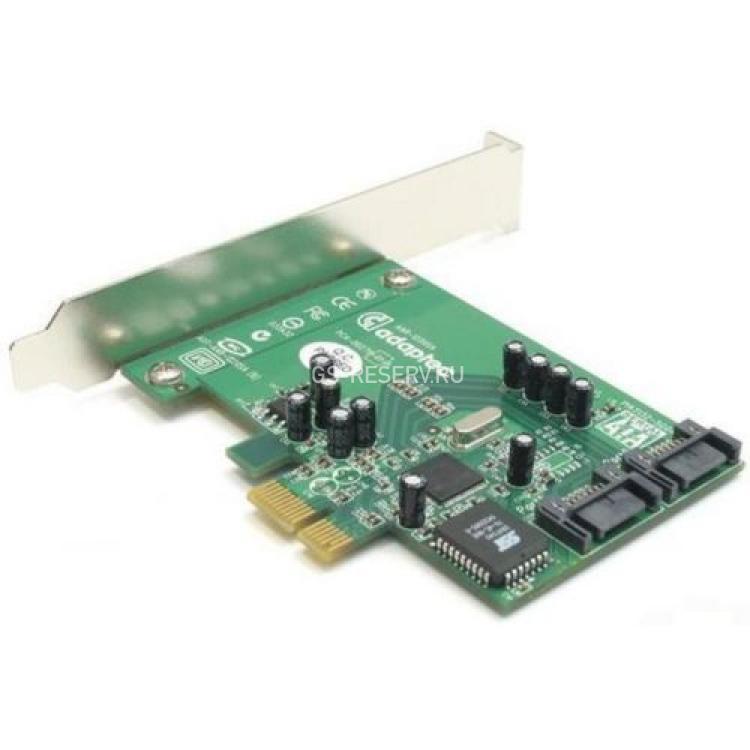 Контроллер RAID SATA Adaptec Silicon Image Sil3132 2xSATA RAID1/0 U300 SATAII LP PCI(AAR-1220SA)