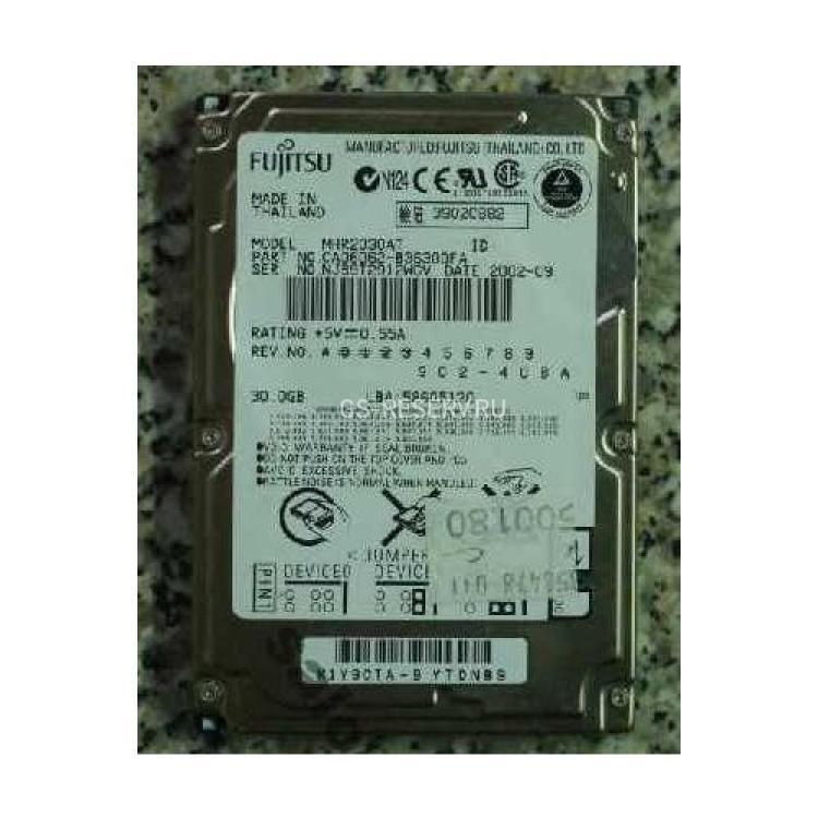 Жесткий Диск Fujitsu 30Gb (U100/4200/2Mb) IDE 2,5"(MHR2030AT)