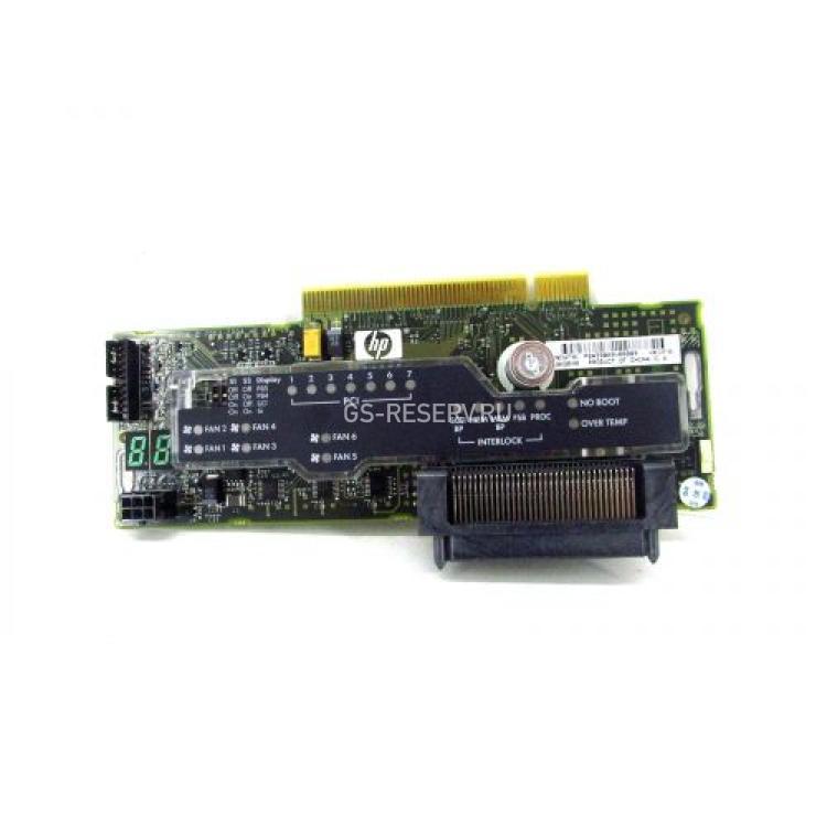 Плата Media Board HP LCD Control Panel + 2xSCSI For DL580 G3(376477-001)