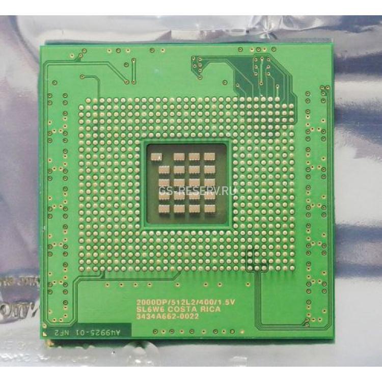 Процессор Intel Xeon 2000Mhz (400/512/1.5v) Socket 603 Prestonia(SL6EM)