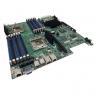Материнская Плата Intel i5520 Dual Socket 1366 12DDR3 6SATAII PCI-E16x 2.0/Riser SVGA 2xGbLAN E-ATX 6400Mhz 1U(S5520UR)