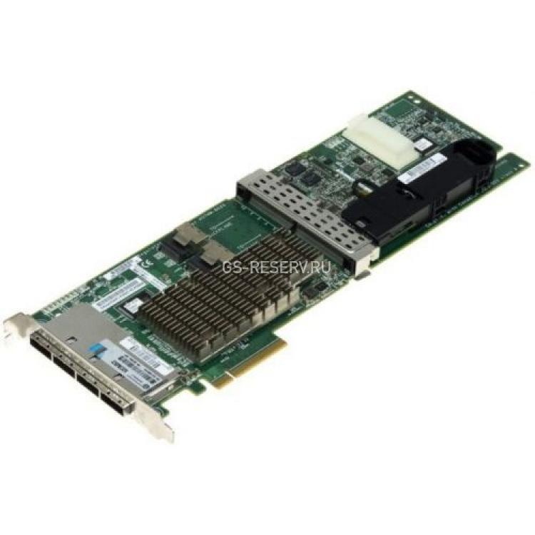 Контроллер SAS RAID HP Smart Array 1Gb Flash BWC Int-2xSFF8087 Ext-4xSFF8088 (miniSAS) 24xSAS/SATA RAID60 U600 PCI-E8x 2.0(487204-B21)
