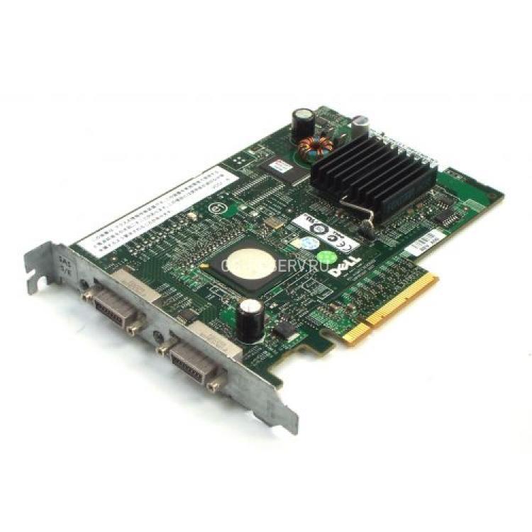 Контроллер SAS Dell SAS LSISAS1068 Ext-2xSFF8470 8xSAS/SATA RAID10 U300 PCI-E8x(5/e)