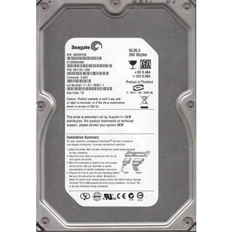 Жесткий Диск Seagate NL35.2 250Gb (U300/7200/8Mb) NCQ SATAII(9BF133)